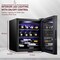 Schmecke 12-Bottle Wine Fridge, Freestanding Wine Refrigerator, Small Wine Cooler